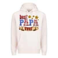 Pale Pink best papa ever Premium Hoodie - HRA Design Shop