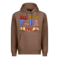 Chestnut best papa ever Premium Hoodie - HRA Design Shop