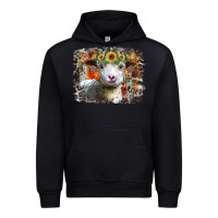 Black sunflower sheep Urban Hoodie - RacoonDesign