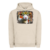 Pigment French Oak sunflower sheep Urban Hoodie - RacoonDesign