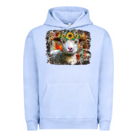 Pigment Grape Ice sunflower sheep Urban Hoodie - RacoonDesign