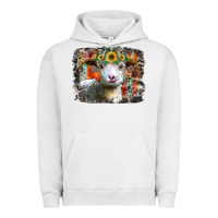 Pigment Lunar Rock sunflower sheep Urban Hoodie - RacoonDesign