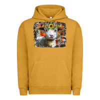 Pigment Peanut Butter sunflower sheep Urban Hoodie - RacoonDesign