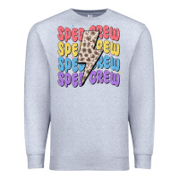 Heather Grey sped crew Premium Sweatshirt - MaliasSmallBusiness