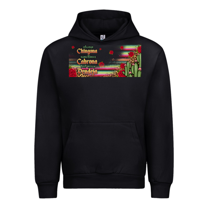 Always Chingona 16oz Libbey Cup Urban Hoodie by HRA Design Shop | Teevron