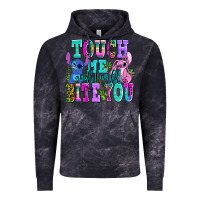 Cloud Black touch me and i will bite Vintage Hoodie - AdoDesignShop