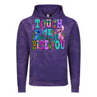 Cloud Purple touch me and i will bite Vintage Hoodie - AdoDesignShop
