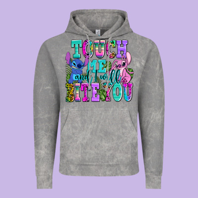 Touch Me And I Will Bite Vintage Hoodie Designed By Adodesignshop