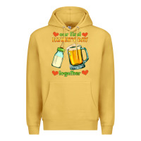 Antique Gold our first father's day together Premium Hoodie - HRA Design Shop