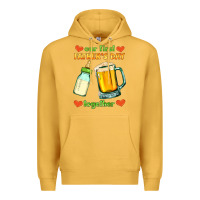 Mustard our first father's day together Premium Hoodie - HRA Design Shop
