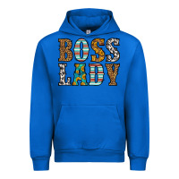 Cobalt western boss lady Urban Hoodie - HRA Design Shop