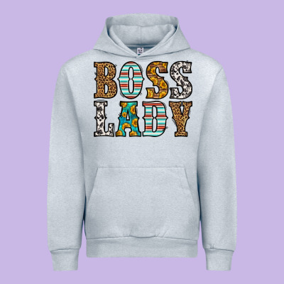 Western Boss Lady Urban Hoodie Designed By Hra Design Shop