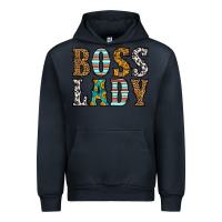 Navy western boss lady Urban Hoodie - HRA Design Shop