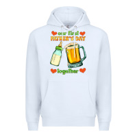 White our first father's day together Premium Hoodie - HRA Design Shop