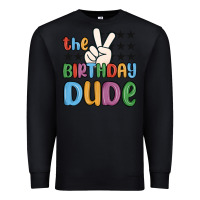 Black the birthday dude Premium Sweatshirt - MaliasSmallBusiness