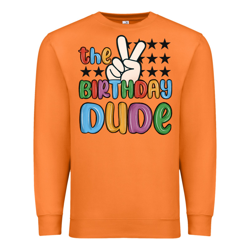 The Birthday Dude Premium Sweatshirt by MaliasSmallBusiness | Teevron