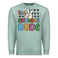 Seafoam the birthday dude Premium Sweatshirt - MaliasSmallBusiness