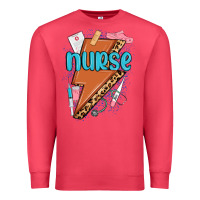 Cardinal nurse lightning bolt Premium Sweatshirt - MaliasSmallBusiness
