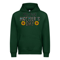 Forest Green my first mother's day Urban Hoodie - CowhideDigitalArt