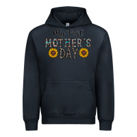Navy my first mother's day Urban Hoodie - CowhideDigitalArt