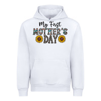 White my first mother's day Urban Hoodie - CowhideDigitalArt