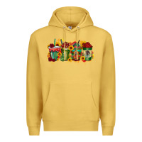 Antique Gold our lady drink Premium Hoodie - RacoonDesign