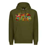 Army Green our lady drink Premium Hoodie - RacoonDesign