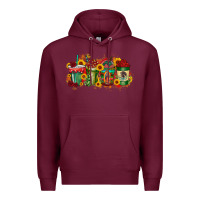Burgundy our lady drink Premium Hoodie - RacoonDesign