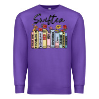 Purple swiftea books Premium Sweatshirt - MaliasSmallBusiness