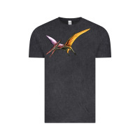 Vintage Black dinosaur pterodactyl Vintage Tee - Artiststas