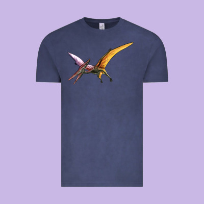 Dinosaur Pterodactyl Vintage Tee Designed By Artiststas