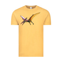 Vintage Mustard dinosaur pterodactyl Vintage Tee - Artiststas
