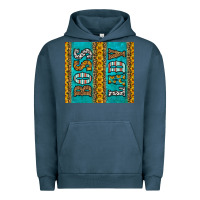 Pigment Midnight Navy western boss lady Urban Hoodie - HRA Design Shop