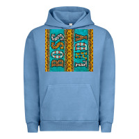 Pigment Pebble Blue western boss lady Urban Hoodie - HRA Design Shop