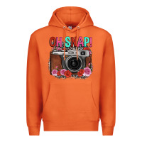 Carrot oh snap rose grey leopard vintage camera Premium Hoodie - FaDigitalArtStudio