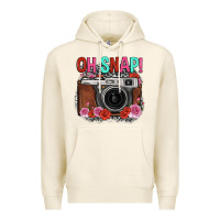 Tofu oh snap rose grey leopard vintage camera Premium Hoodie - FaDigitalArtStudio