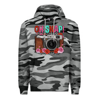 Slate Camo oh snap rose grey leopard vintage camera Premium Hoodie - FaDigitalArtStudio