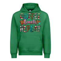 Emerald coffee teach repeat Urban Hoodie - HRA Design Shop