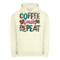Pigment Pistachio coffee teach repeat Urban Hoodie - HRA Design Shop