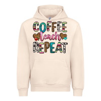 Sandshell coffee teach repeat Urban Hoodie - HRA Design Shop