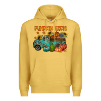 Antique Gold pumpkin farm Premium Hoodie - RacoonDesign