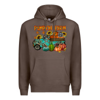 Coffee pumpkin farm Premium Hoodie - RacoonDesign