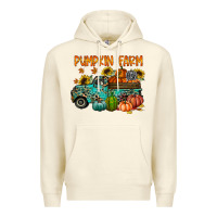 Sandshell pumpkin farm Premium Hoodie - RacoonDesign