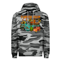 Slate Camo pumpkin farm Premium Hoodie - RacoonDesign