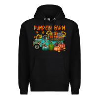 Black pumpkin farm Premium Hoodie - RacoonDesign