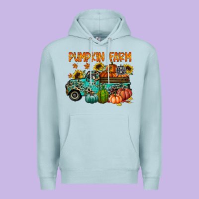 Pumpkin Farm Premium Hoodie Designed By Racoondesign