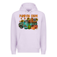 Lilac pumpkin farm Premium Hoodie - RacoonDesign