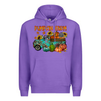 Purple pumpkin farm Premium Hoodie - RacoonDesign