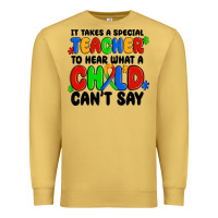 Antique Gold it takes a special teacher to hear what a child ca Premium Sweatshirt - MaliasSmallBusiness