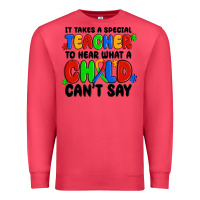 Cardinal it takes a special teacher to hear what a child ca Premium Sweatshirt - MaliasSmallBusiness